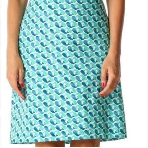 Talbots Whale Print skirt, Size 10 - Picture 1 of 7